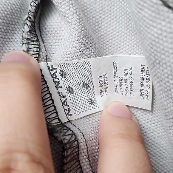 Vintage Naf Naf Floral Cottagecore Printed Cotton Denim Jacket - Picture 6 of 8